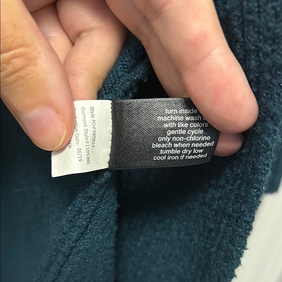 Lane Bryant Green Cardigan Sweater Open Front Knit - Picture 4 of 7